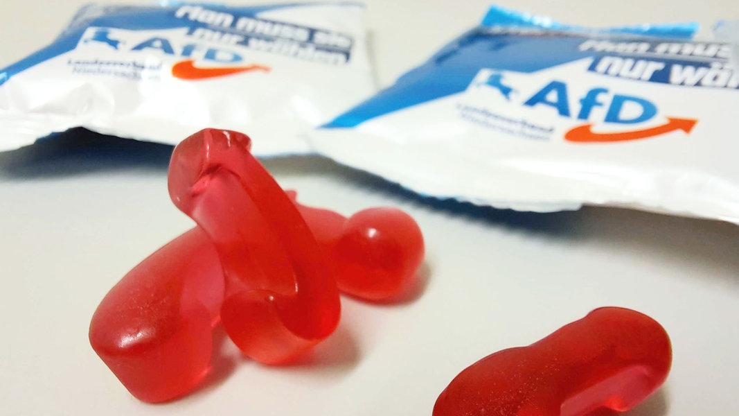 „AfD-Gummibärchen-Kampagne“ eher weniger gelungen