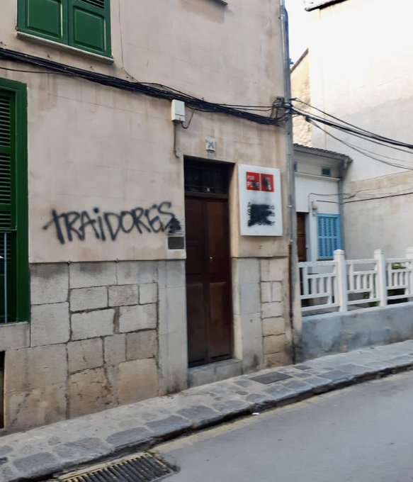 Anschlag auf das PSOE-Sitz in Sóller