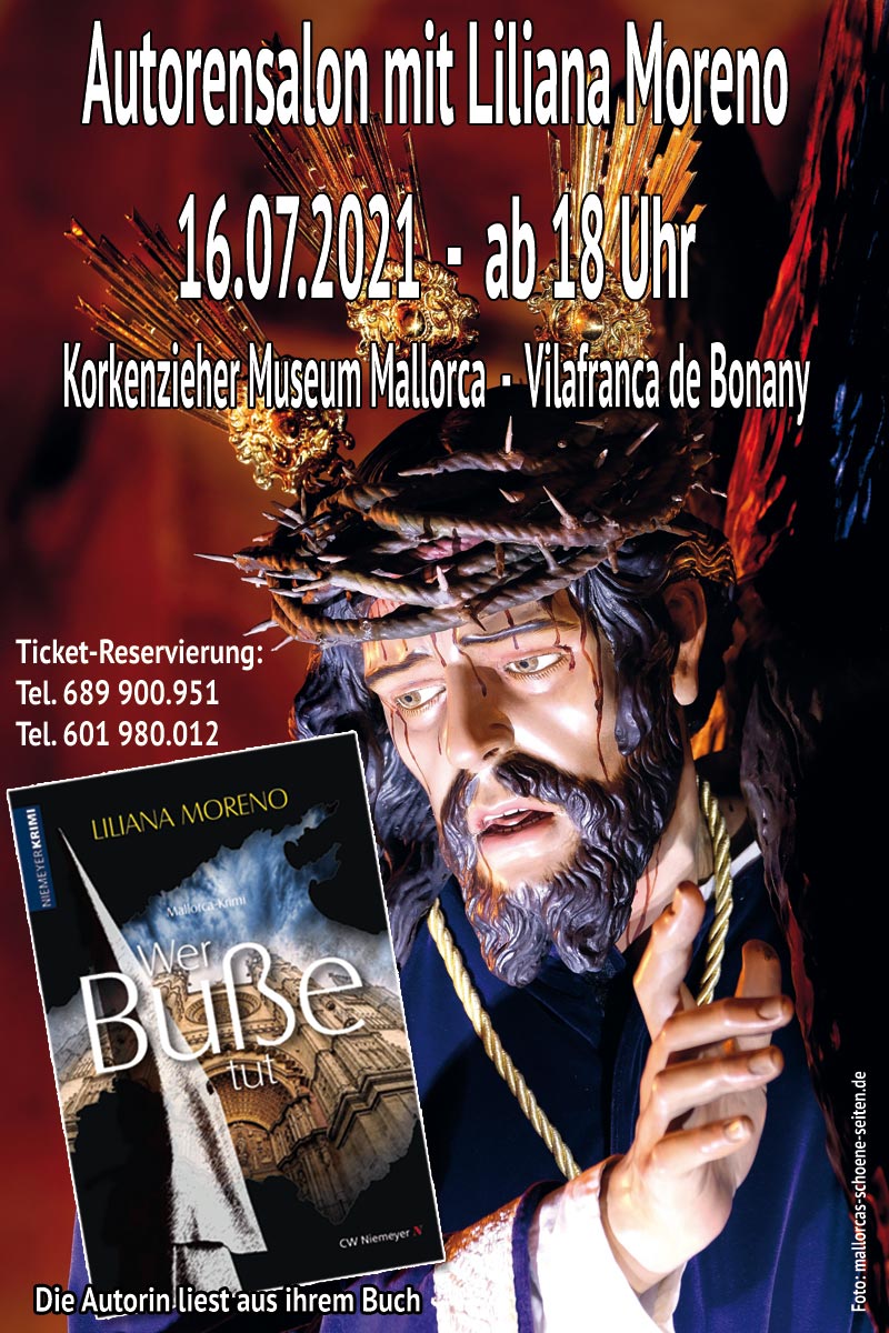 Gewinnspiel: Liliana Moreno - Wer Buße tut Autorensalon mit Liliana Moreno