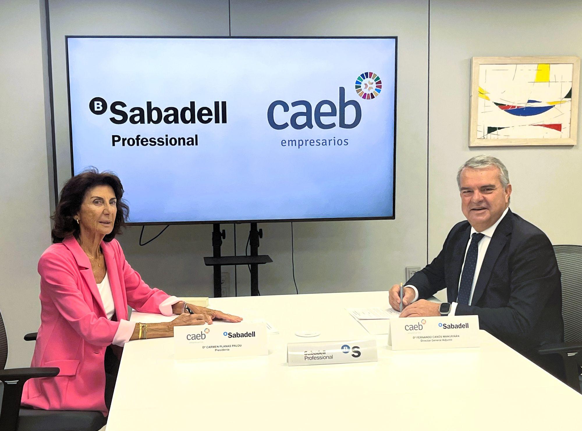 CAEB und Sabadell erneuern ihre Zusammenarbeit