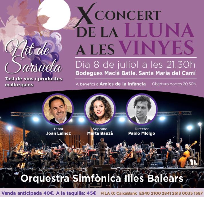 Solidariteit en opwinding "Concert de la Lluna a les Vinyes" op 8 juli