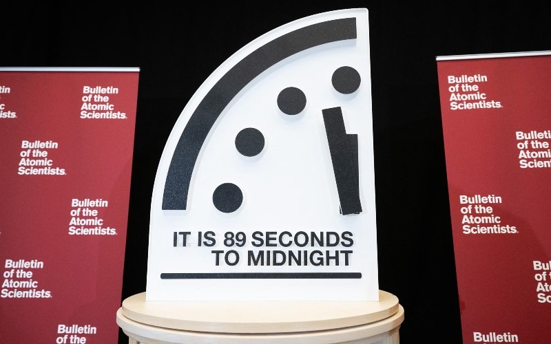 „Doomsday Clock“ steht auf kurz vor knapp