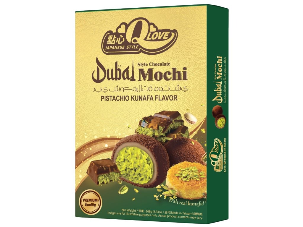 Dubai Mochi Pistachio Kunafa Flavor