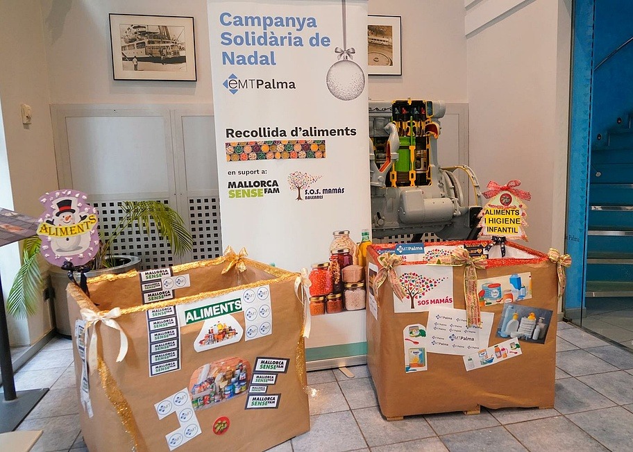 EMT Palma sammelt Spenden für Bedürftige auf Mallorca