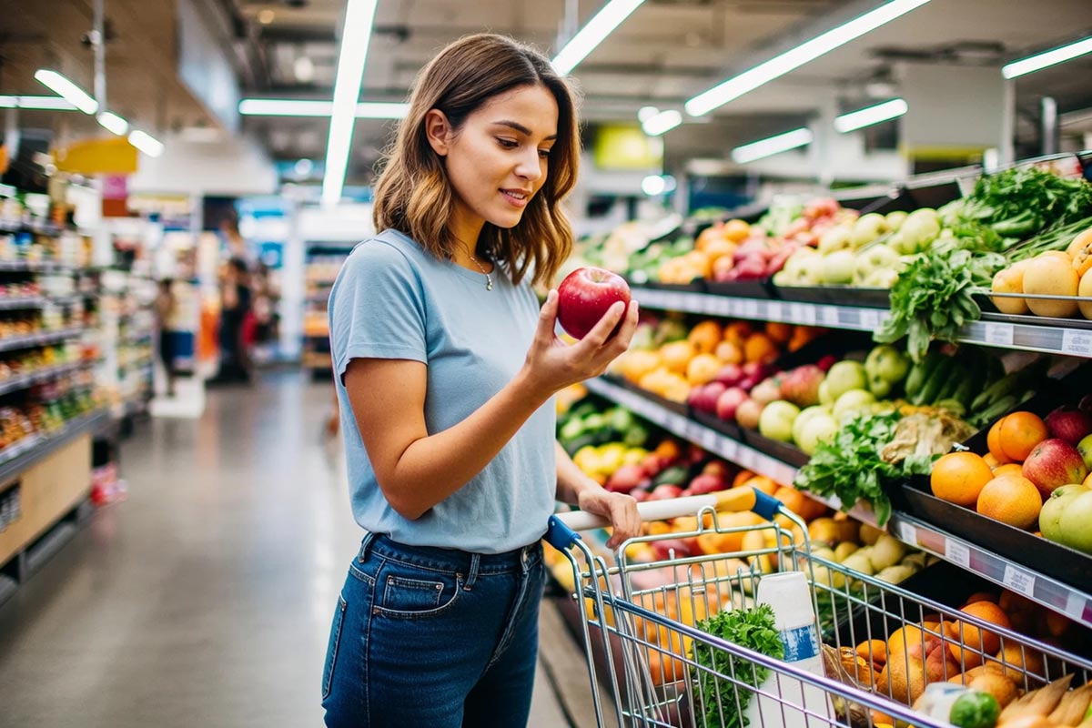 Einkauf im Supermarkt