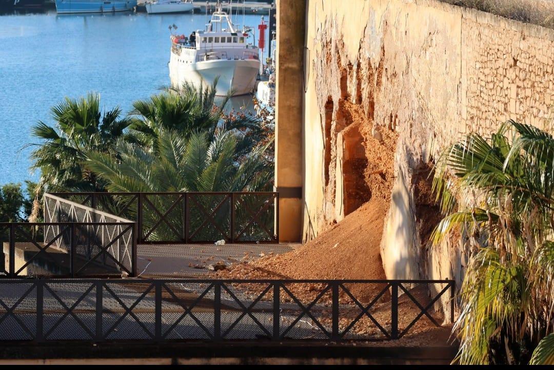 Einsturz an Palmas Stadtmauer Einsturz an Palmas Stadtmauer