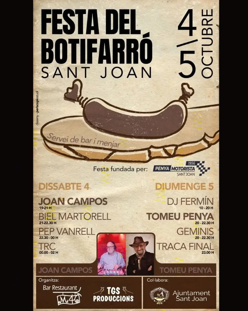 Festa del Botifarró 2025 in Sant Joan