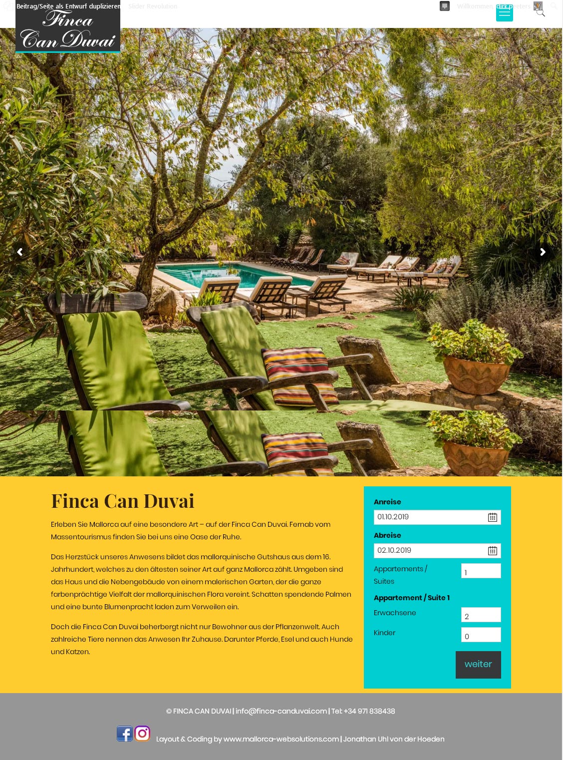 Finca Can Duvai - Son Servera, Mallorca