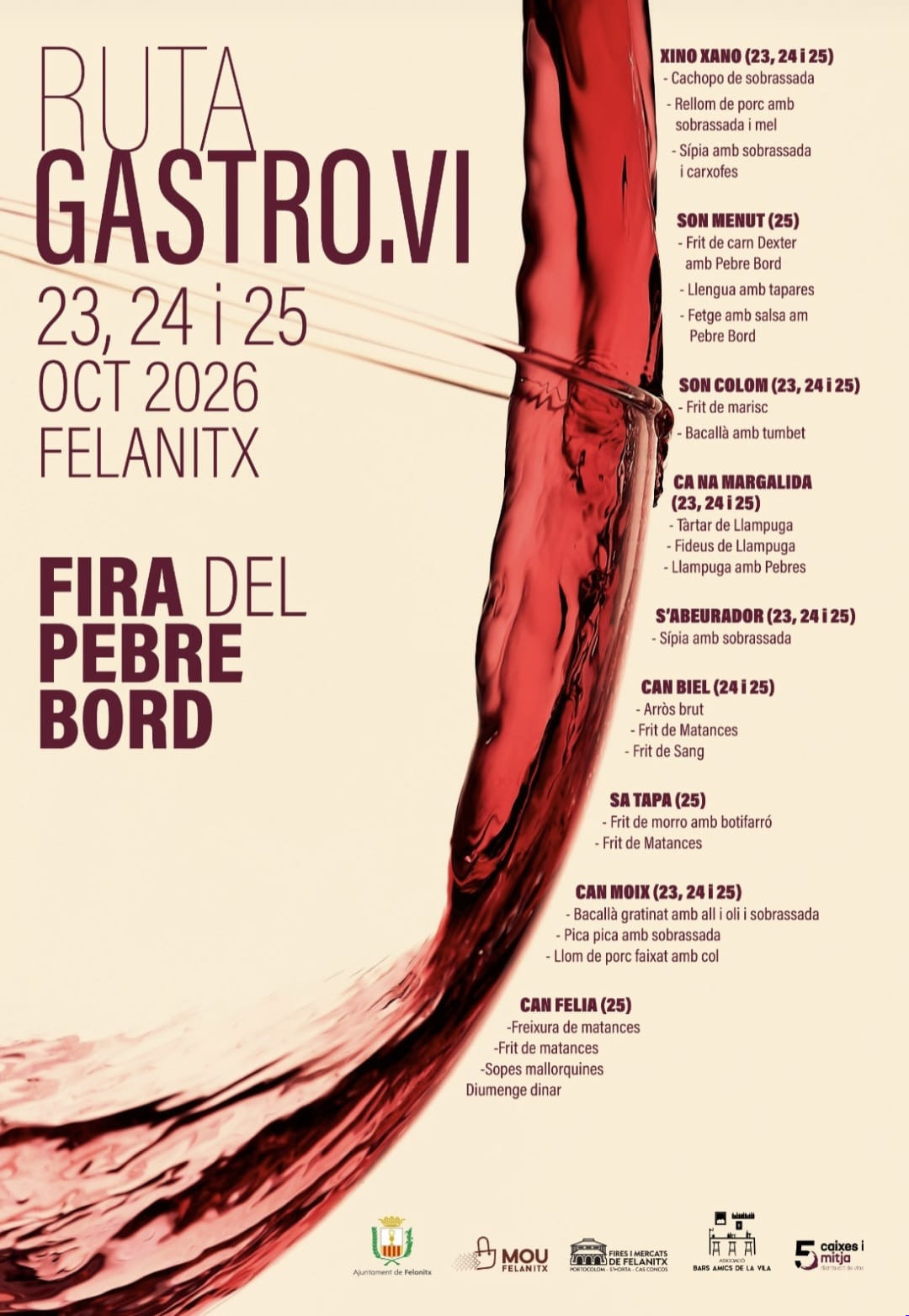 Fira del Pebre Bord 2026: Tradition und Genuss in Felanitx