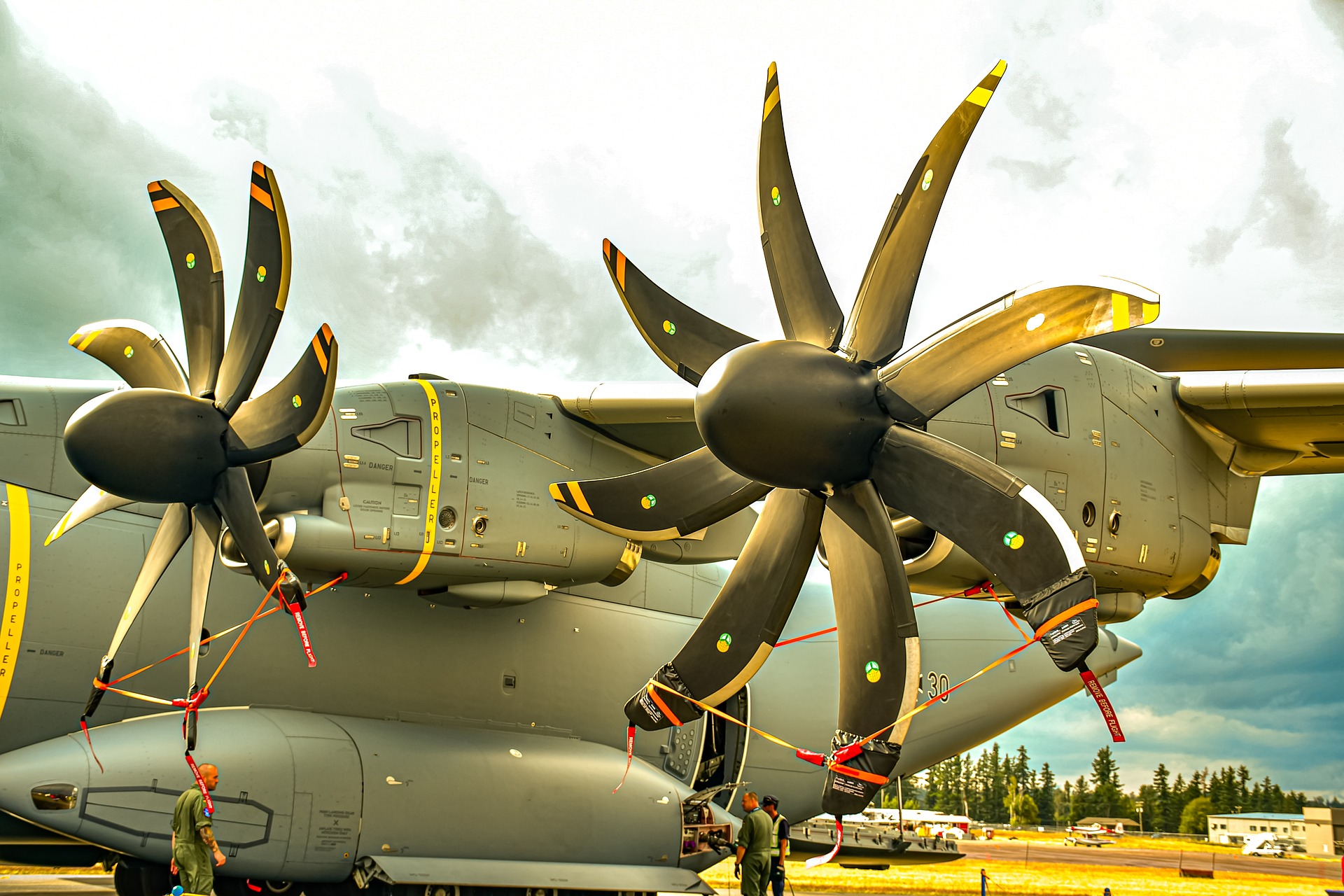 Flugzeug Propeller Bomber