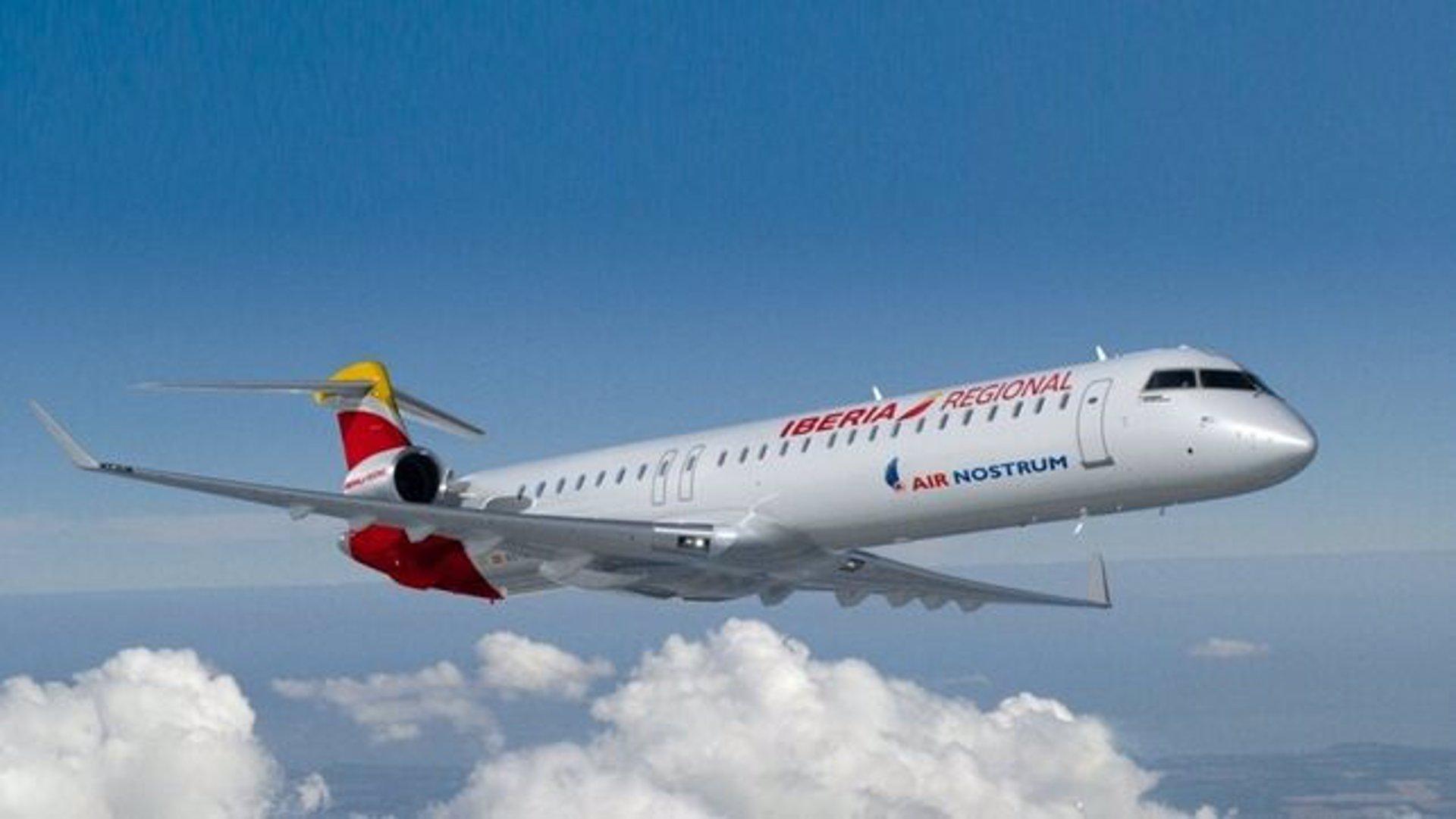 Flugzeug der Airline Air Nostrum