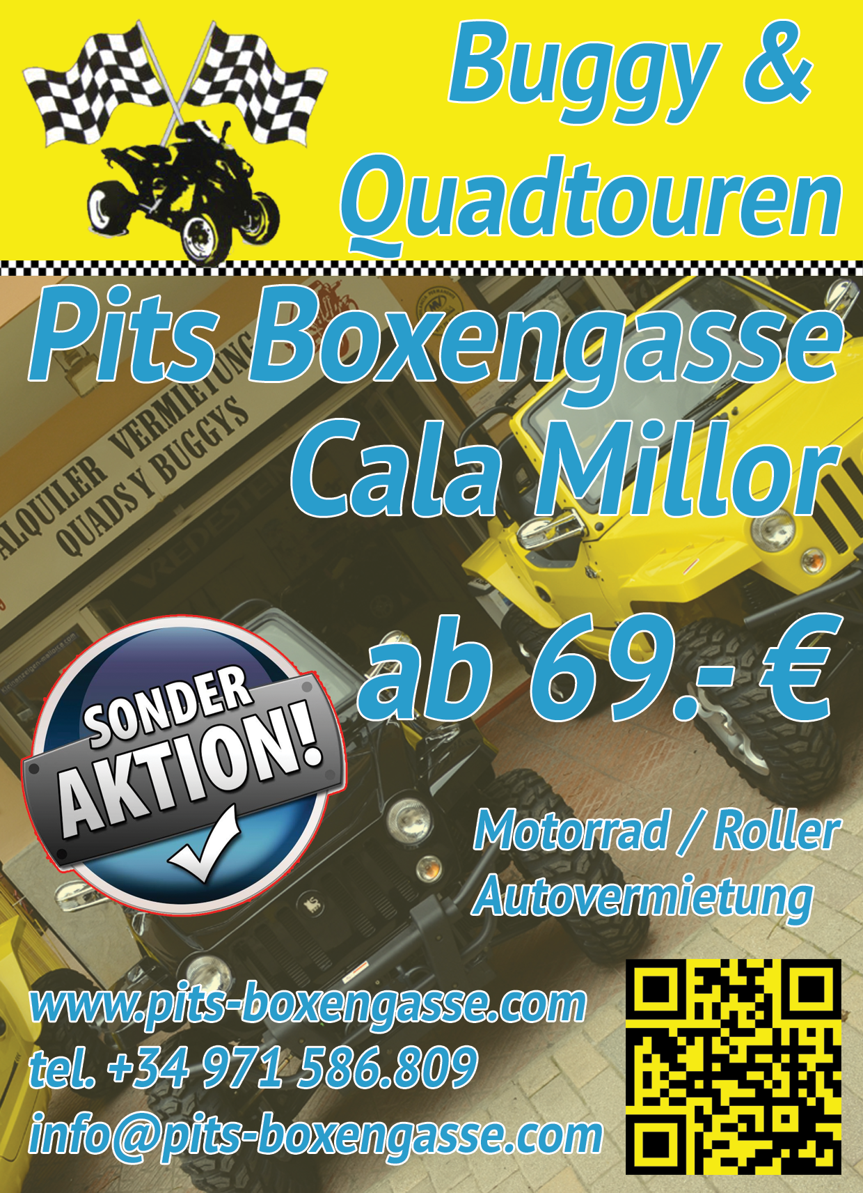 Pits Boxengasse - Flyer