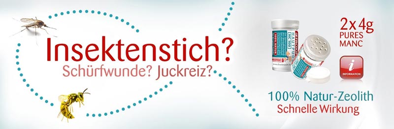 Hautpuder - 100% Natur-Zeolith