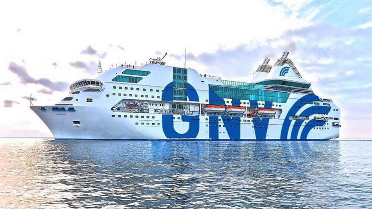 Fähre der Reederei Grandi Navi Veloci (GNV)