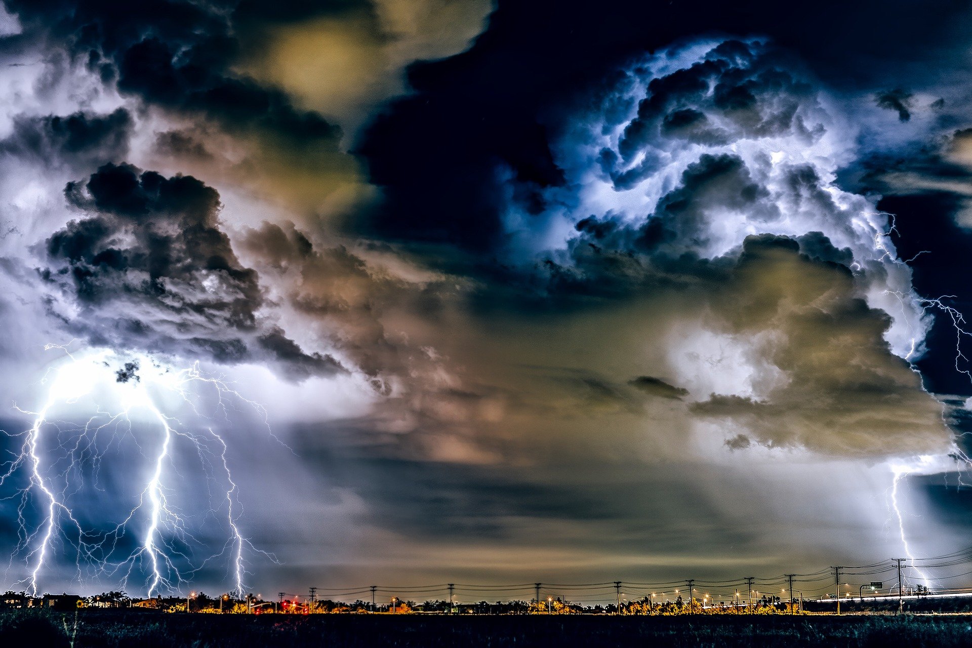 Gewitter Blitz Donner