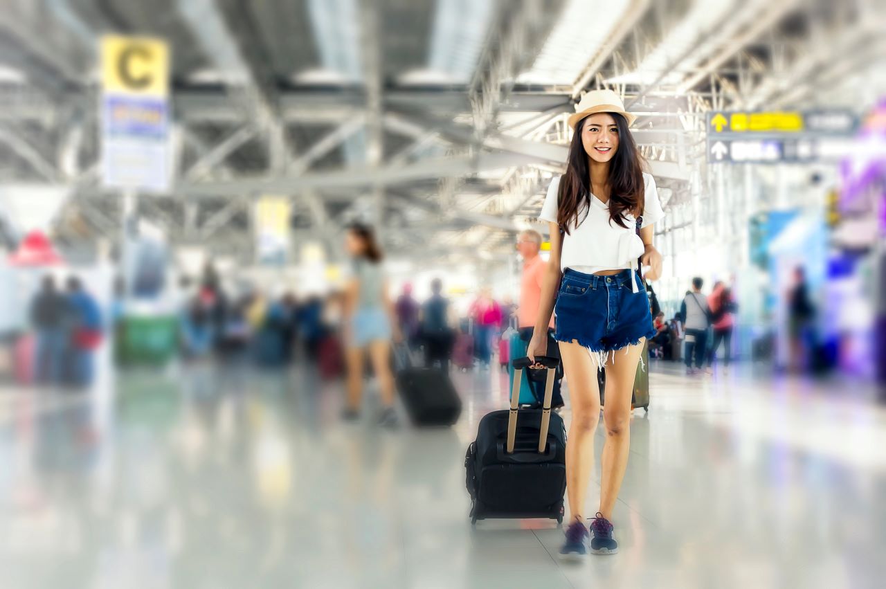 Handgepäck Trolley Flughafen