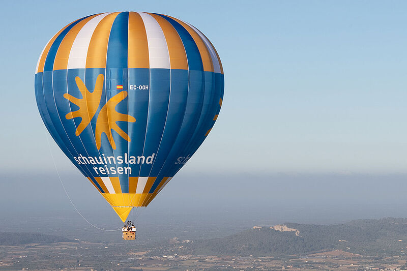 Schauinsland-Heißluftballon-Premiere auf Mallorca Schauinsland-Heißluftballon-Premiere auf Mallorca