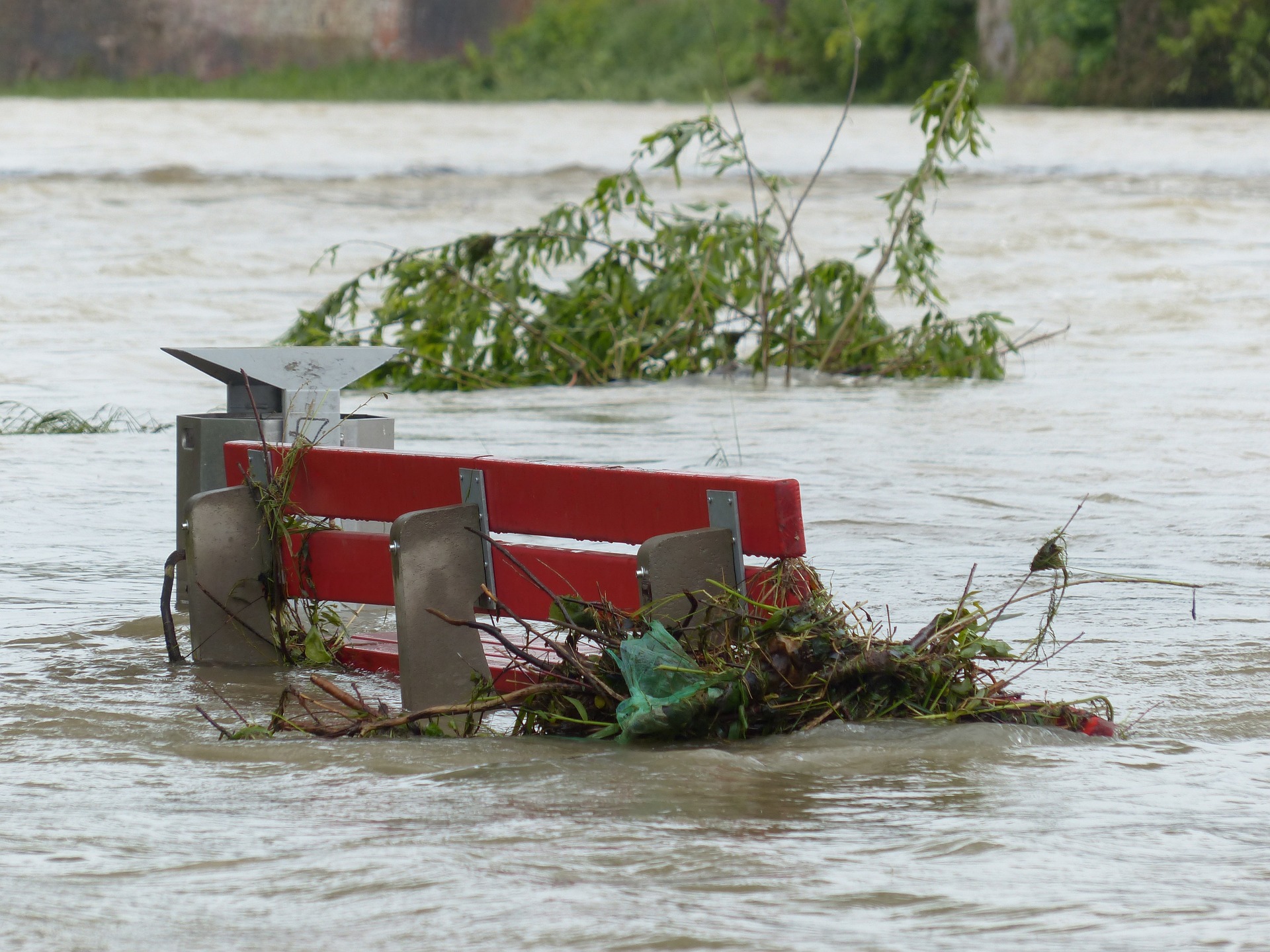 Hochwasser Überflutet Naturkatastrophe