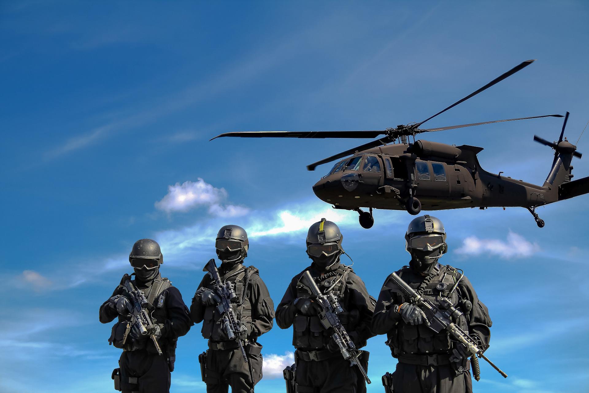 Hubschrauber Krieg Militär