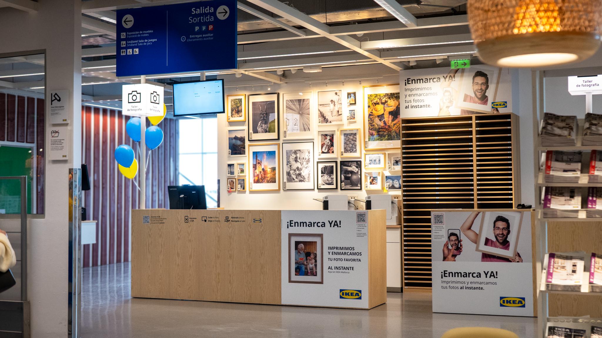IKEA Mallorca startet Sofortdruck- und Rahmenservice