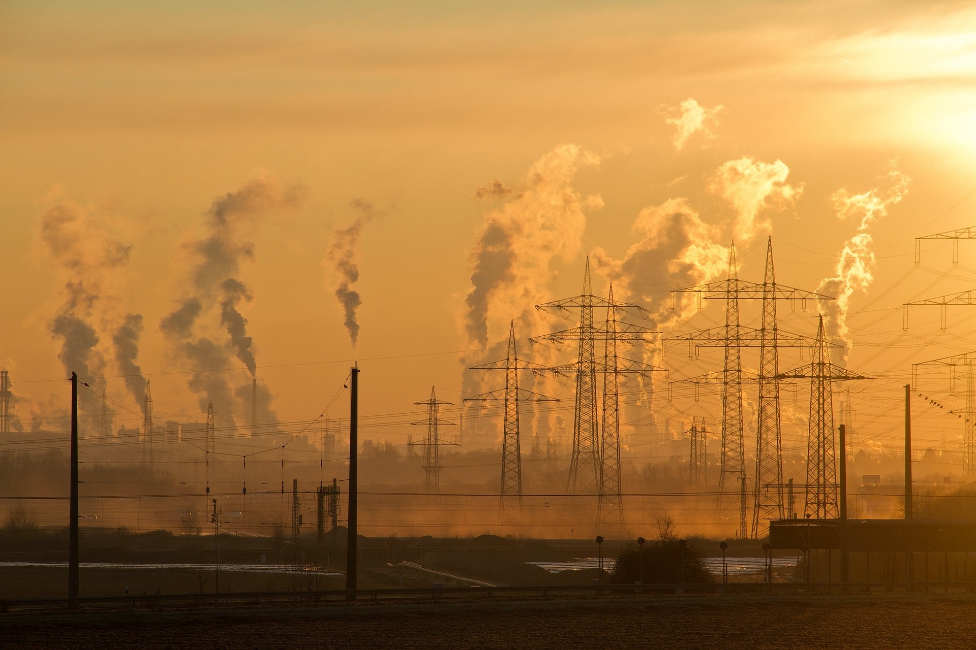 Industrie Umweltverschmutzung Smog Kraftwerk