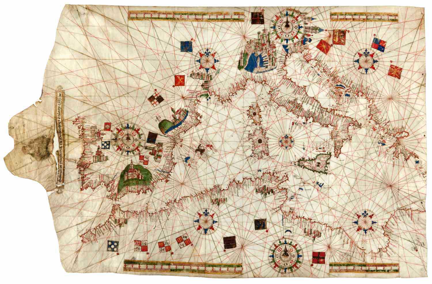 Kartographenblatt von Pere Rosell