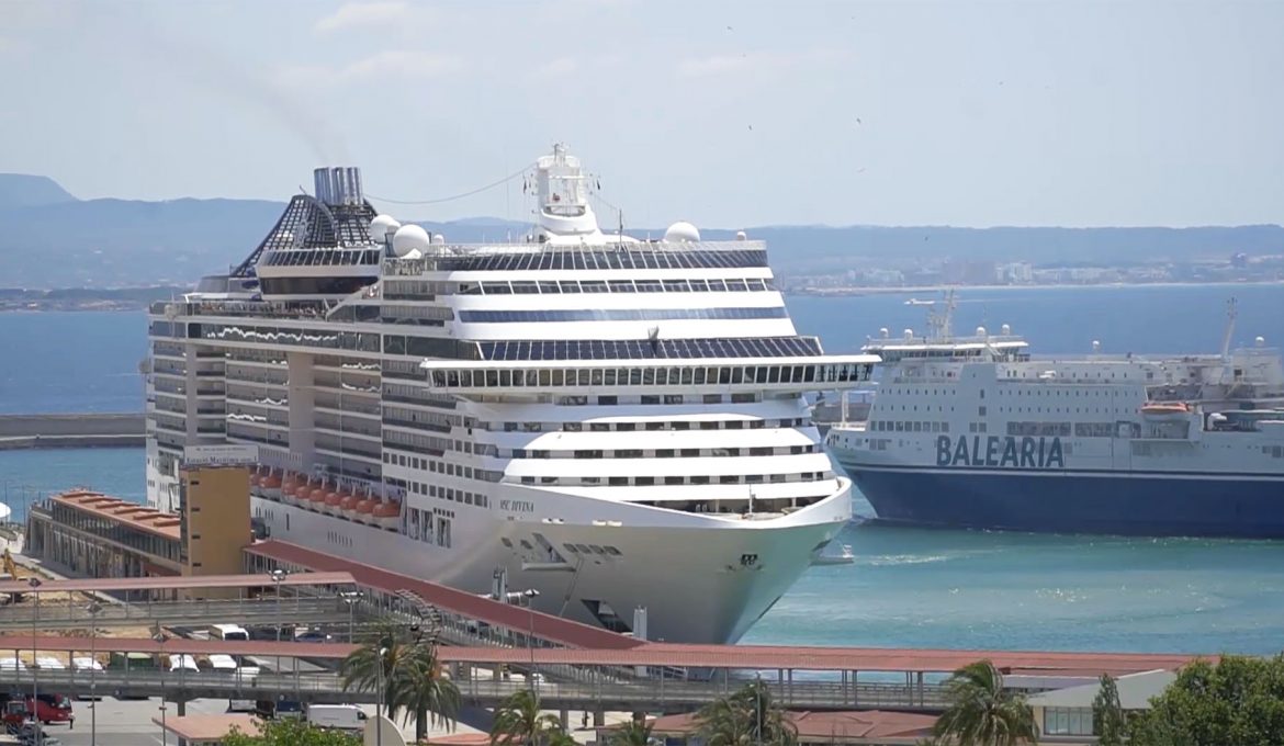Pemiere bezoek van de "Sun Princess" op Mallorca