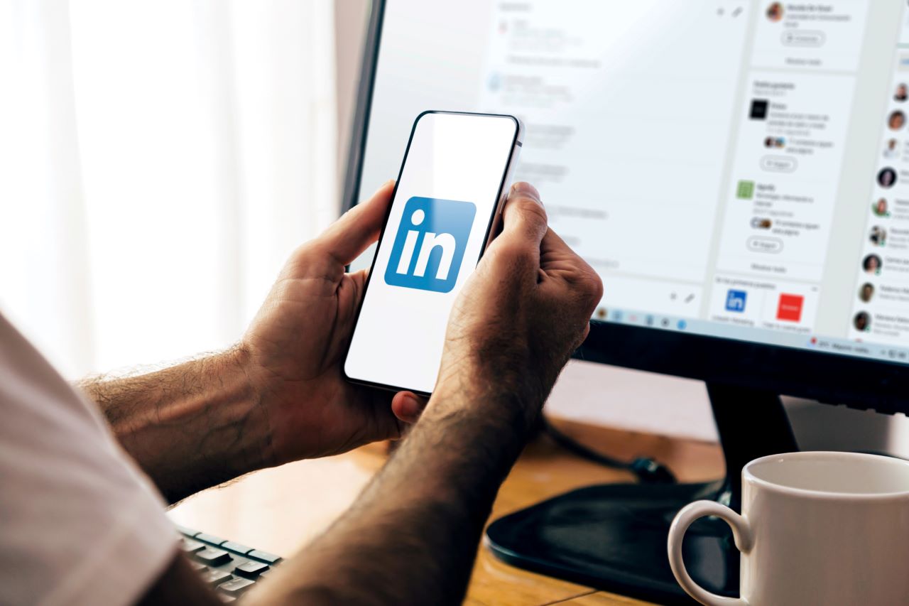 LinkedIn App Handy Bildschirm