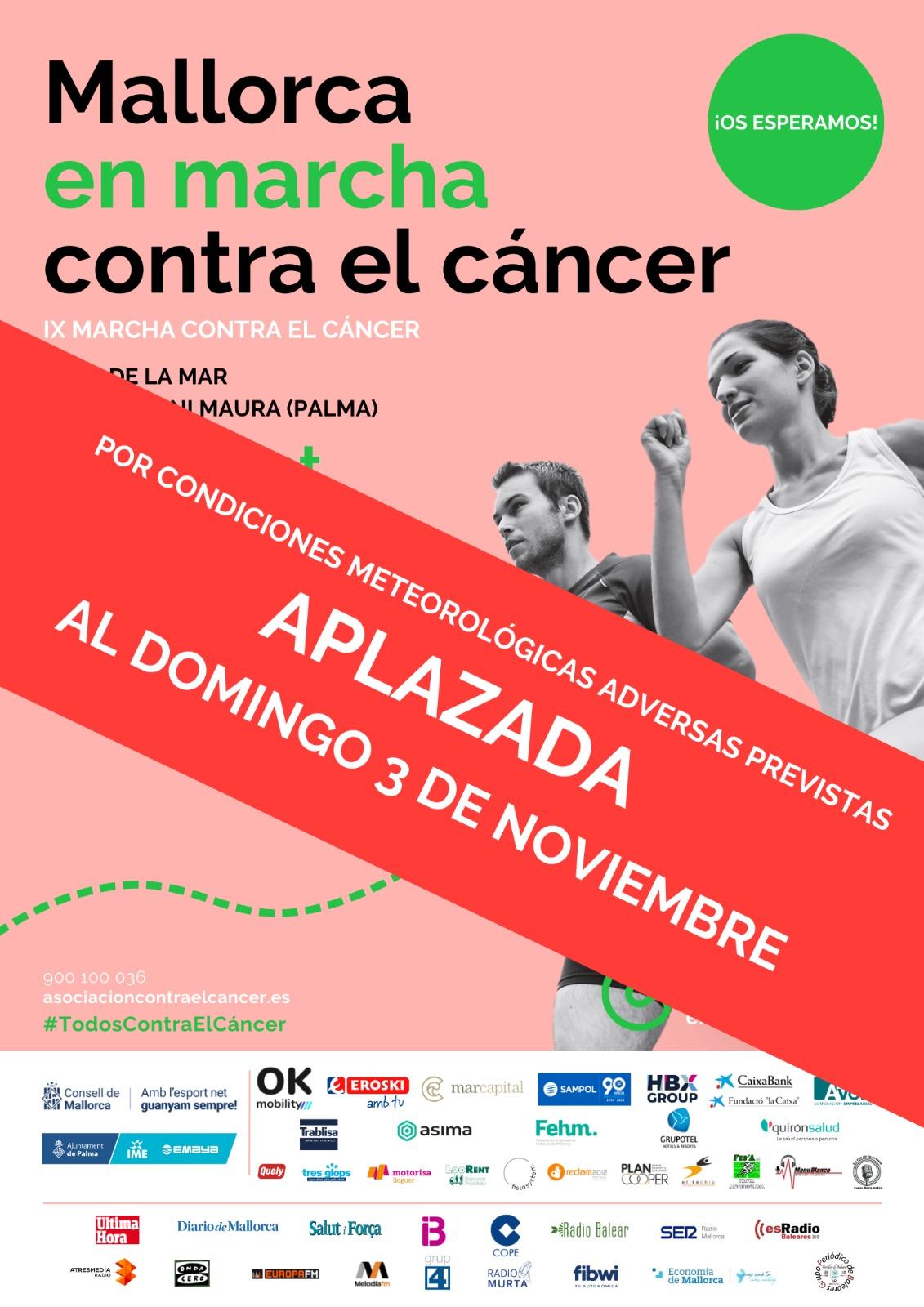 „Mallorca En Marcha Contra el Cáncer“ verschoben