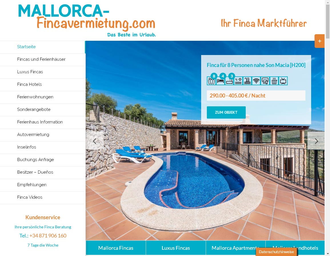 Mallorca Fincavermietung