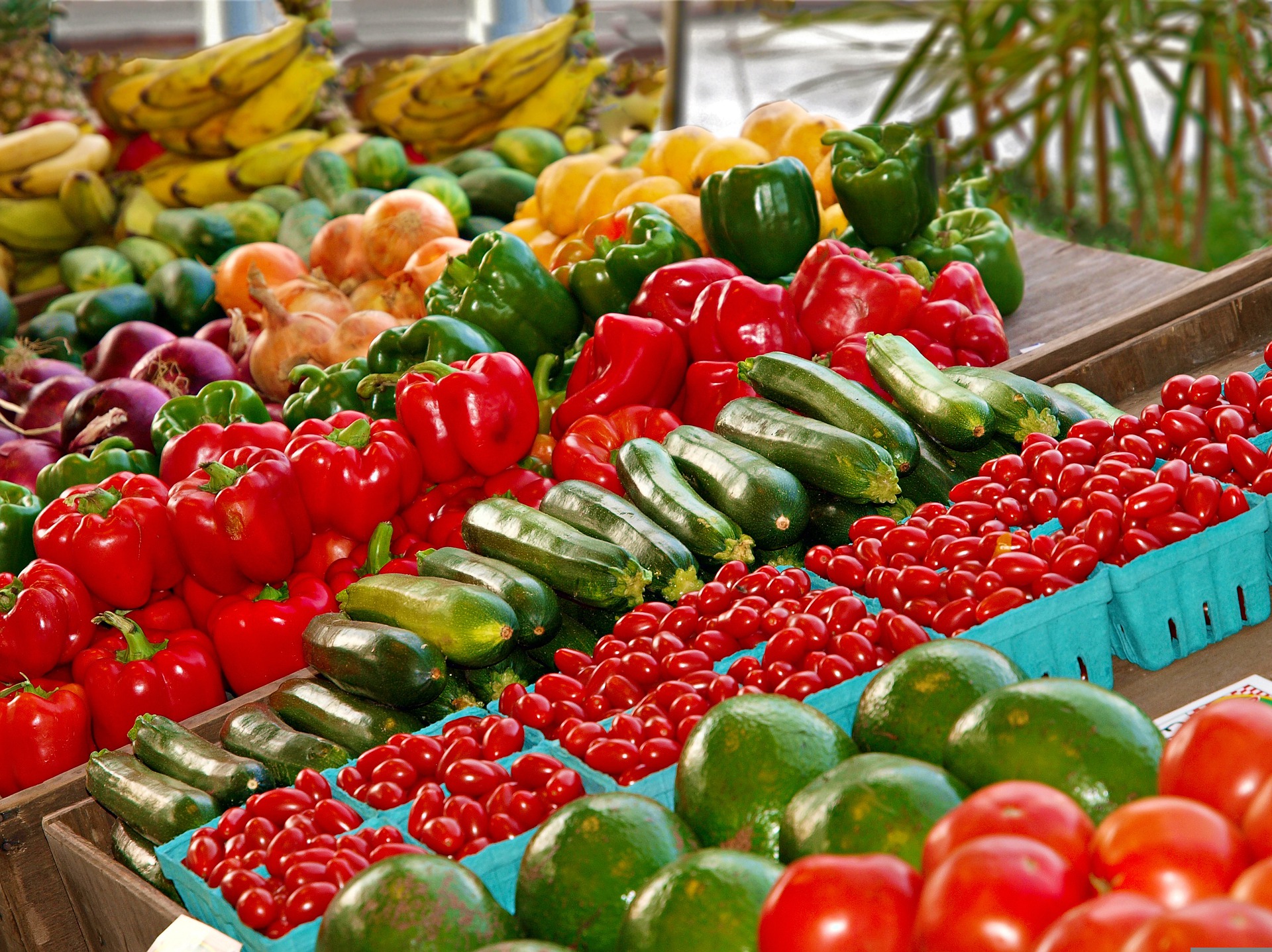 Markt Lebensmittel Obst Gemüse