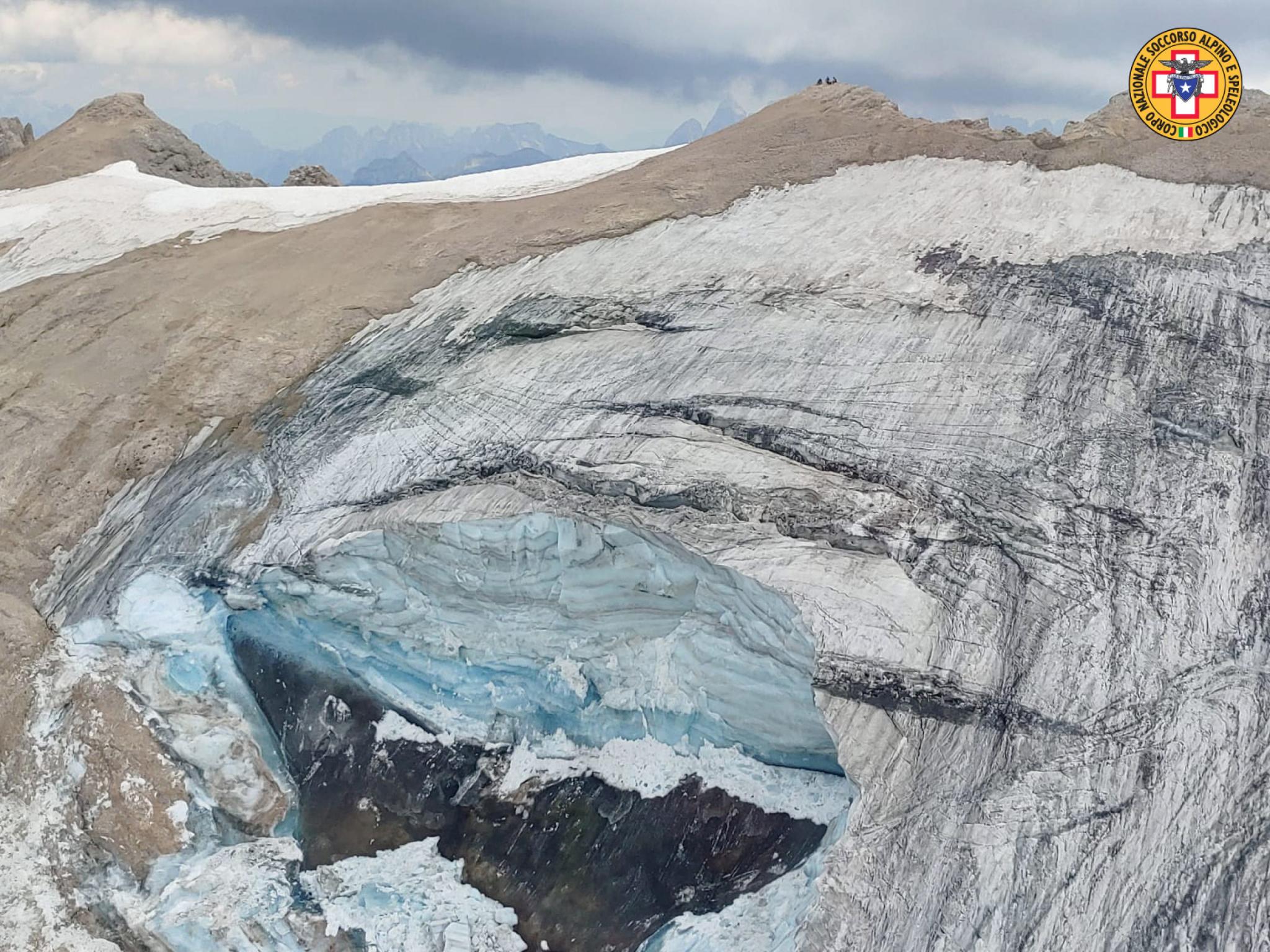 Marmolada-Gletscher