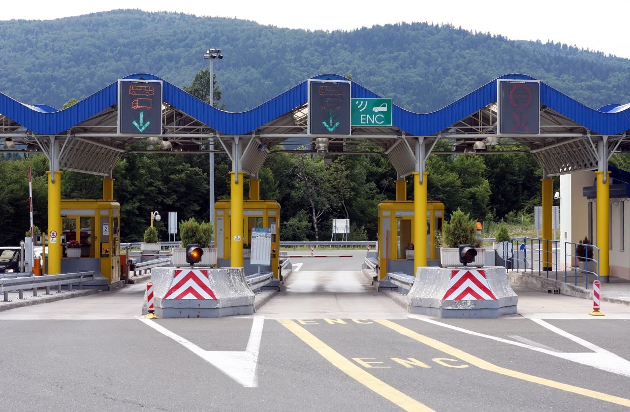 Mautstelle Autobahn