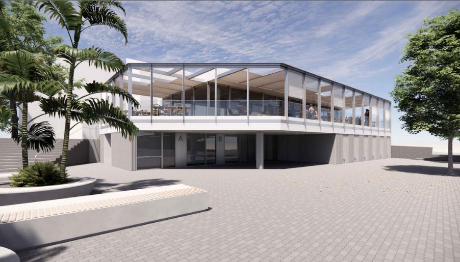 Modern multifunctioneel gebouw gepland in Cala Rajada