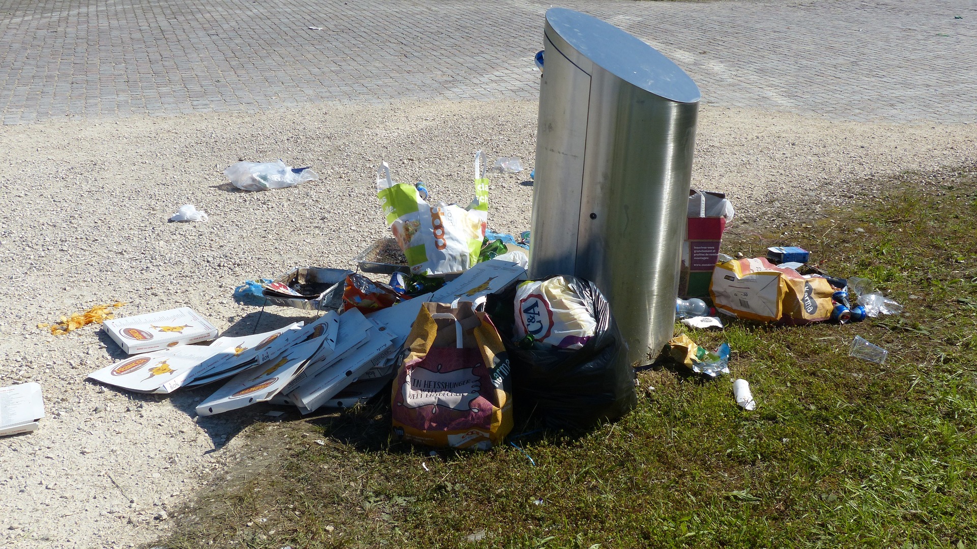 Müll, Mülleimer, Umweltverschmutzung