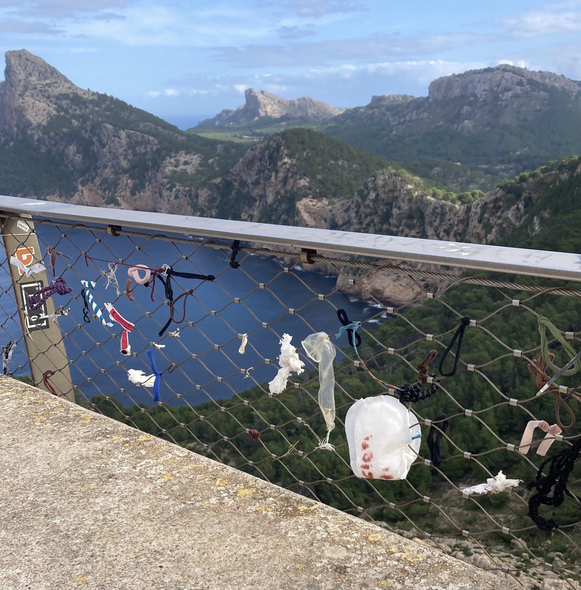 Es Colomer uitzichtpunt vuilnisbelt op Mallorca