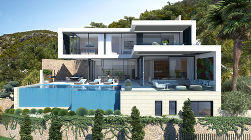 Neubau-Villa in Cala Llamp