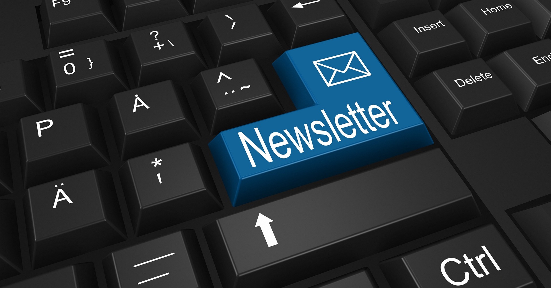 Newsletter, Klaviatur