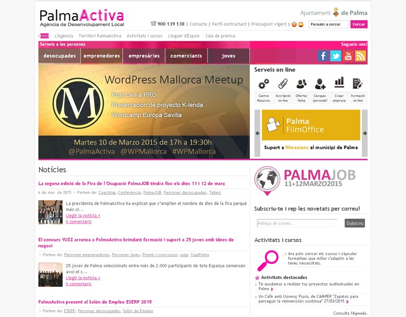 Website von PalmaActiva