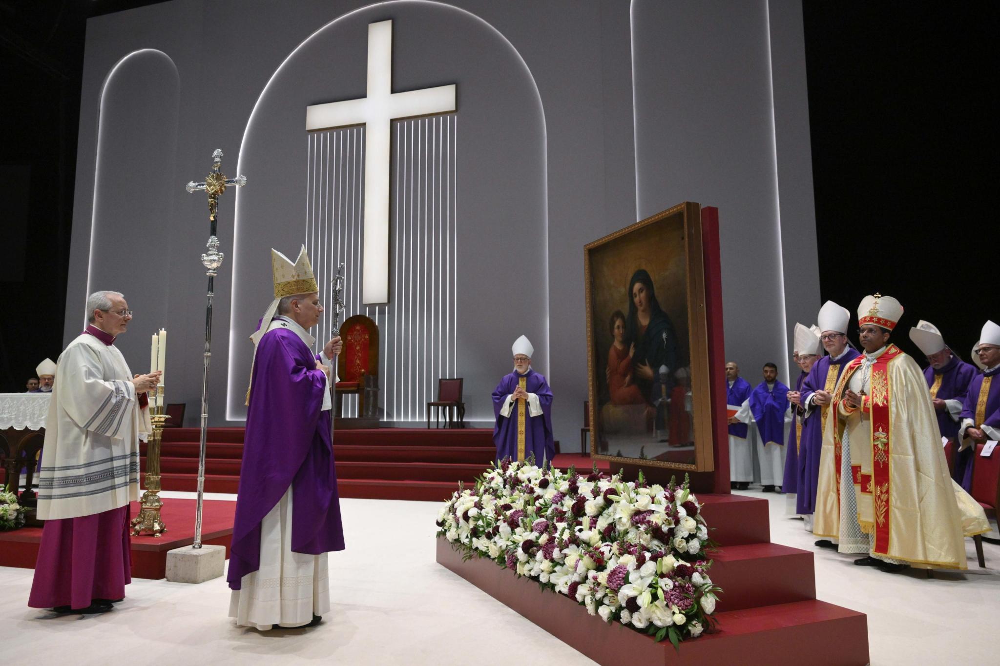 Papst Leo in der Blauen Moschee