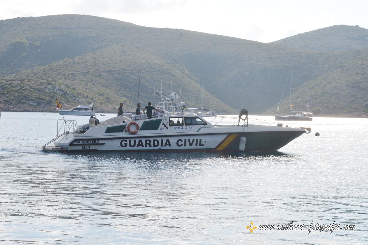 Patrouillenboot der Guardia Civil vor Cabrera