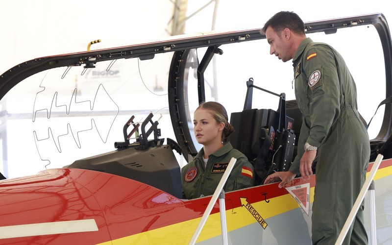 Prinses Leonor begint haar opleiding tot piloot bij de luchtmacht
