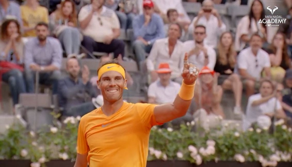 Eerbetoon aan Rafael Nadal in Roland Garros