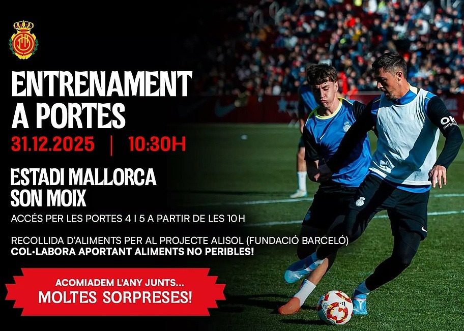 Real Mallorca - Training mit Spendenaktion