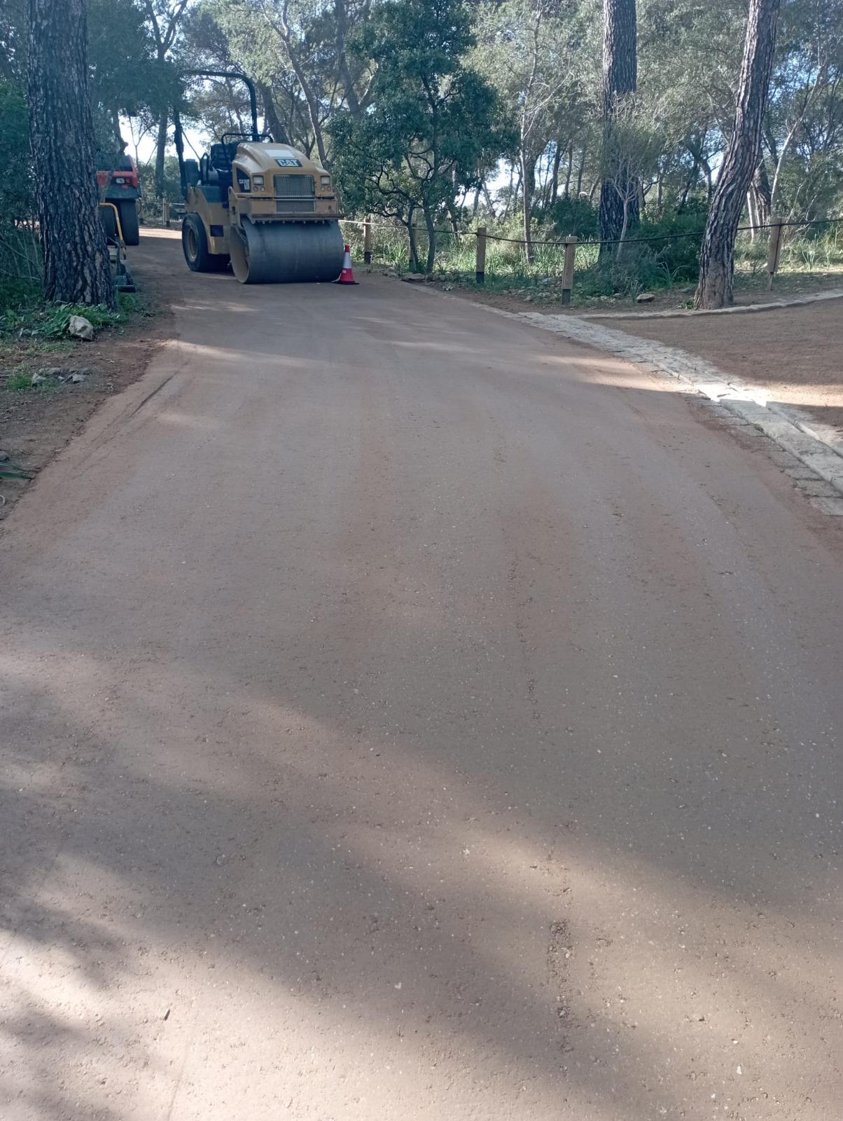 Rondlopende paden in het Bellver-bos worden vernieuwd Rondlopende paden in het Bellver-bos worden vernieuwd