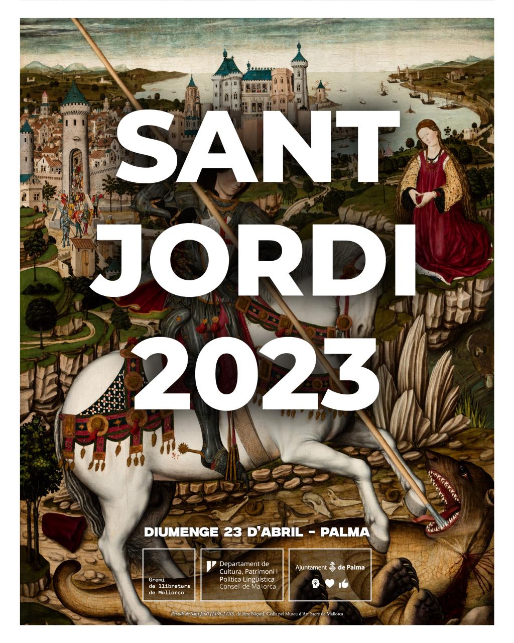 Sant Jordi auf Mallorca, el Dia del Llibre 2023