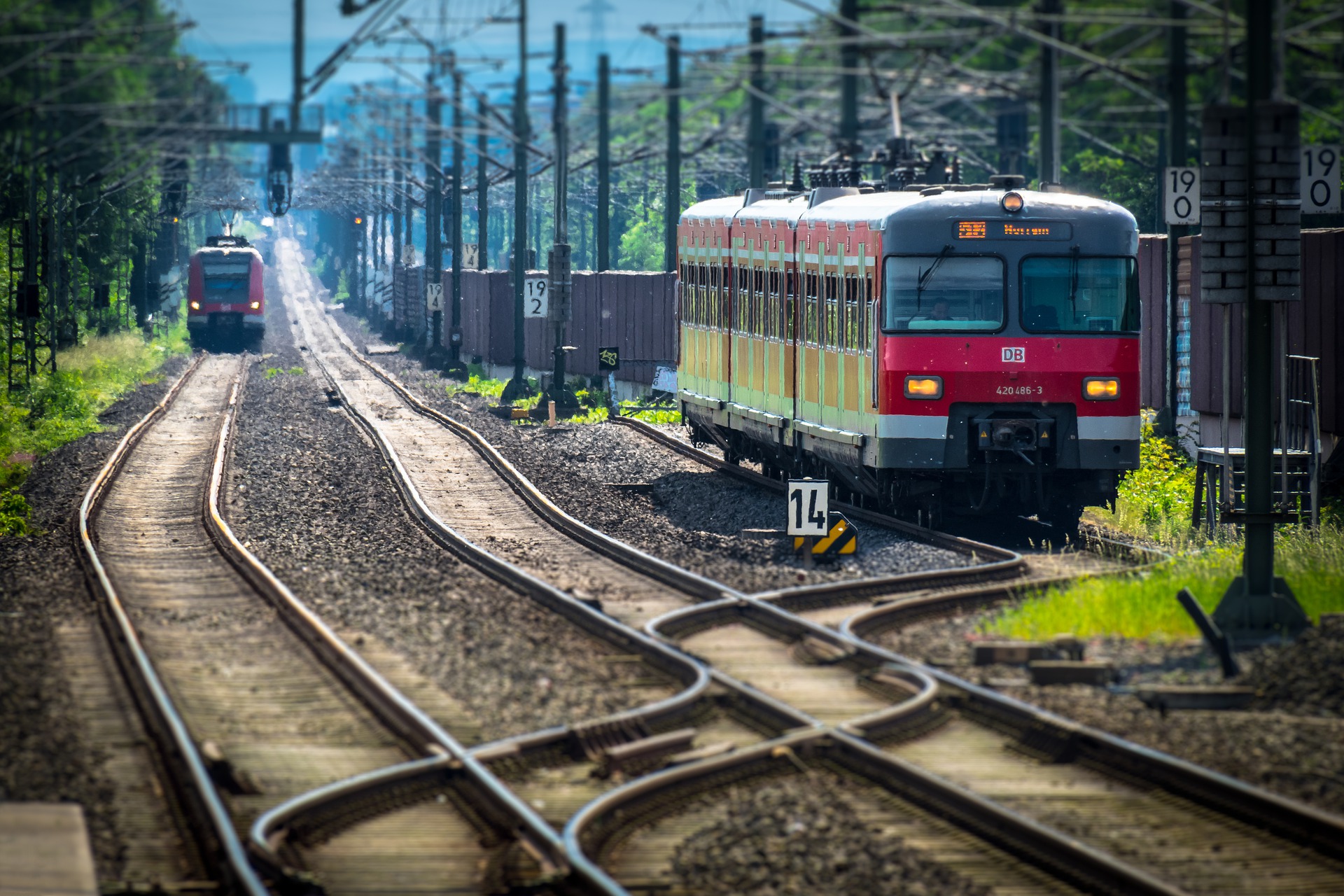 Schienennetz Zug