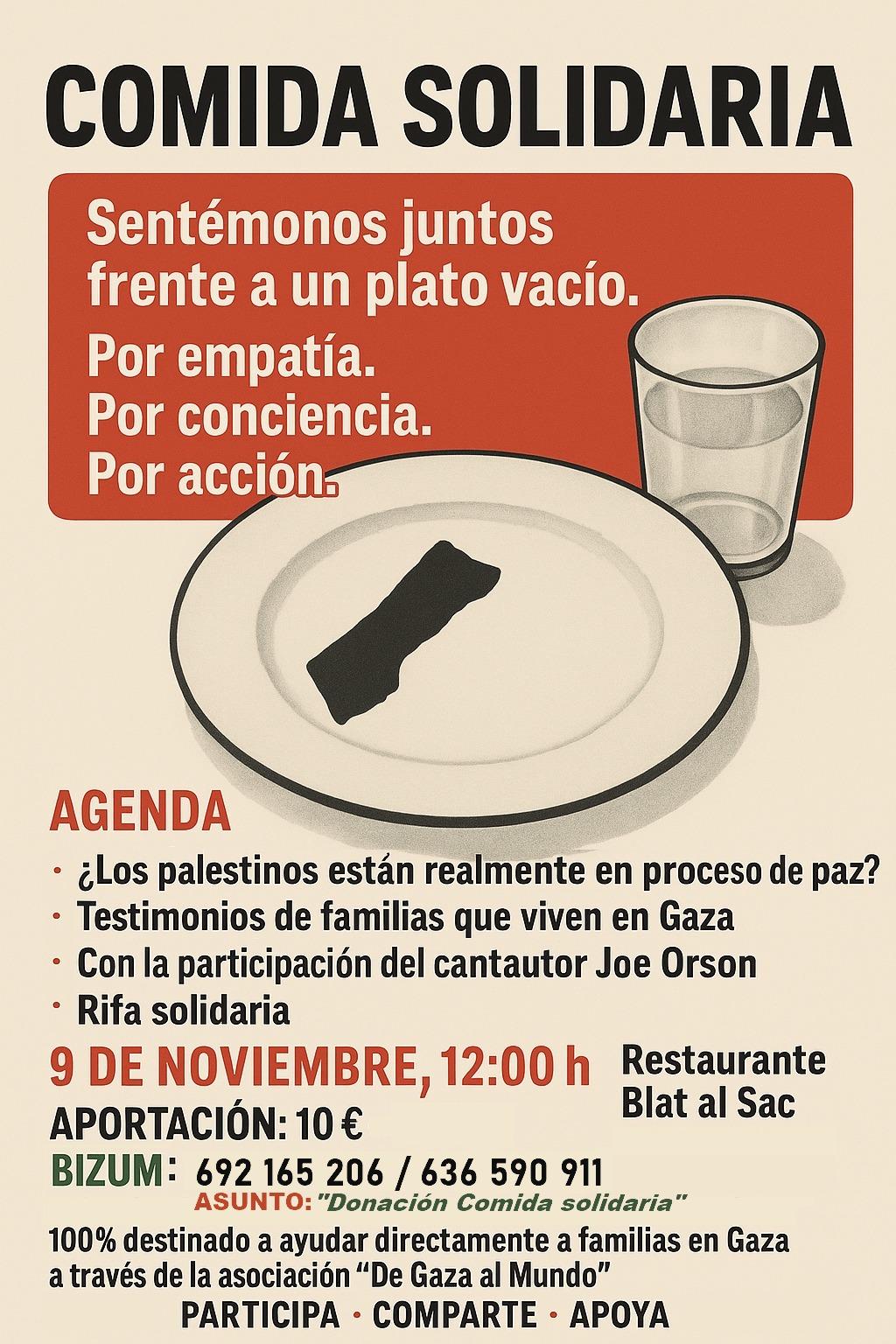 “Laten we samen voor een leeg bord gaan zitten”