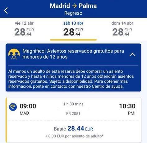 Stoelreservering bij Ryanair nu tegen betaling