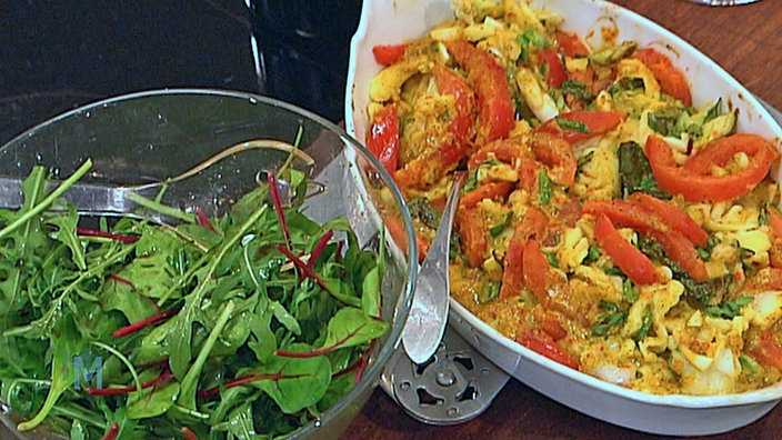 Spätzle Caprese